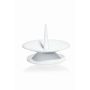 Portavelas de metal TITO con pincho, para velas Ø5-6cm, blanco, 3cm, Ø10cm