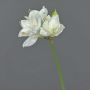 Amarilis de plástico BENITA, blanco, 55cm, Ø10cm