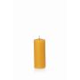 Vela de cera de abejas BABETTE, amarillo-natural, 12cm, Ø5cm, 36h - Made in Germany
