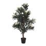 Adelfa artificial MINOU, tallos reales, en floración, blanco, 120cm