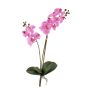 Orquídea Phalaenopsis artificial CANDIDA con palo, rosa, 65cm