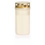 Luz de tumba CARMELIA con tapa, blanca, 12cm, Ø6,1cm, 50h