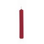 Velas largas MEDIALA, 20 piezas, burdeos, 9,6cm, Ø1,3cm, 1,5h