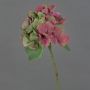 Hortensia de plástico CHIDORI, rojo-verde, 30cm, Ø13cm