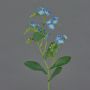 Nomeolvides de plástico ESTHER, azul claro, 35cm, Ø2cm