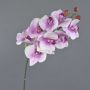 Rama de orquídea de plástico Phalaenopsis ENISA, rosa-blanca, 45cm