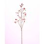Rama de rosa sintética EDITH con frutos, roja, 110cm