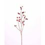 Rama de rosa silvestre de plástico GERDA con frutos, roja, 110cm