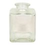 Jarrón en forma de botella SCOTT, frasco/redondo, transparente, 7x7x9cm