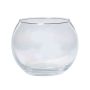 Portavelas TOBI OCEAN, bola/redondo, transparente, 8,5cm, Ø8cm/Ø11cm