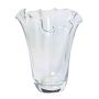 Jarrón de vidrio decorativo JODY OCEAN, transparente, 25cm, Ø16cm