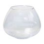 Portavelas JOY, redonda, transparente, 20,5cm, Ø15cm/Ø26cm