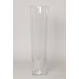Jarrón de suelo AMNA OCEAN, embudo/redondo, transparente, 70cm, Ø17cm