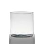 Portavelas para mesa ALONDRA, cilíndrico/redondo, transparente, 15cm, Ø15cm