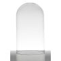Campana de cristal ADELINA, cilíndrica/redonda, transparente, 28cm, Ø16.5cm