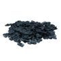 Pétalos de rosa de plástico MEGGIE, 500 unidades, negro, 4x4cm