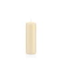 Vela votiva / vela de pilar MAEVA, crema, 15 cm, Ø5cm, 37h - Hecho en Alemania