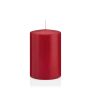 Vela votiva / vela de pilar MAEVA, rojo oscuro, 15cm, Ø10cm, 113h - Hecho en Alemania