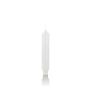 Vela cónica / Vela alargada ARIETTA, blanco, 16.4cm, Ø2.8cm, 6h - Hecho en Alemania