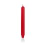 Vela cónica / Vela alargada ARIETTA, roja, 24,9cm, Ø2,8cm, 16h - Fabricada en Alemania