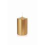 Vela de Navidad / vela de columna ROSELLA, dorado, 10cm, Ø6cm, 33h - Hecho en Alemania