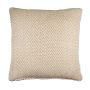 Cojín decorativo KENZA, zigzag, verde caqui, 45x45cm