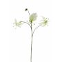 Gloriosa de imitación TIANA, blanco-verde, 80cm, Ø8-15cm