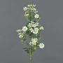 Agripalma de plástico FEMKE, blanco, 60cm, Ø1,5-2cm