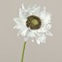 Girasol de plástico JANIKA, crema, 60cm, Ø12cm