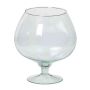 XXL Copa de coñac BARRON sobre soporte, bola/redondo, transparente, 18,5cm, Ø10,5cm/Ø15,5cm