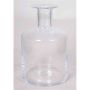 Botella de vidrio JUNELA, cilíndrica/redonda, transparente, 28cm, Ø10cm/Ø17cm