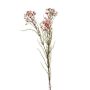 Flor de cera de plástico MEDEA, rosa, 80cm