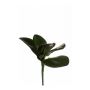 Rama de orquídea Phalaenopsis de plástico NIUT, con palo, verde, 25cm