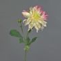 Flor textil dalia CINTHIA, rosa-blanco, 60cm
