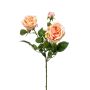 Rama de rosa sintética CALISTA, rosa-crema, 60cm