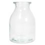 Botella de vidrio ETIENNE, transparente, 18cm, Ø12cm