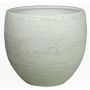 Maceta de cerámica KALEVA, grano, blanco-gris, 30cm, Ø32cm