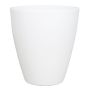 Jarrón de cerámica TEHERAN PALAST, blanco-mate, 17cm, Ø13,5cm
