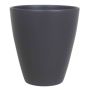 Jarrón de cerámica TEHERAN PALAST, gris antracita-mate, 17cm, Ø13,5cm