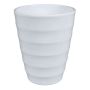 Macetero para orquídeas IZEH, cerámica, blanco, 17cm, Ø14cm