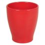 Maceta para orquídeas MALAYER, cerámica, rojo, 15cm, Ø13,2cm