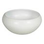 Cuenco de cerámica para flores URMIA LAKE, blanco-mate, 12cm, Ø26cm