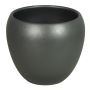 Maceta de cerámica URMIA BASAR, antracita-mate, 24cm, Ø27cm