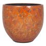 Maceta ELIEL de cerámica, moteada, naranja-amarillo, 13cm, Ø14cm