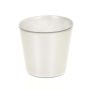 Maceta de cristal ALENA, plata, 12,5cm, Ø13,3cm