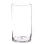 Portavelas cilíndrico SANYA AIR de cristal, transparente, 29cm, Ø15,5cm