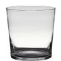 Macetero de cristal ALENA, transparente, 19cm, Ø19cm