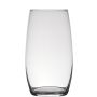 Jarrón de cristal abombado NATTIDA, transparente, 25cm, Ø14cm