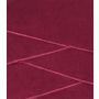 Cojín de terciopelo NOELANI, puntadas decorativas diagonales, magenta, 45x45cm