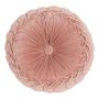 Cojín redondo BELLONA, rosa, 10x40cm
